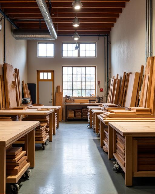 Taller de Muebles del Sol con madera certificada FSC.