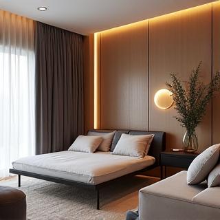 Mueble a medida perfectamente instalado en una casa.