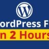 I Will Create, Fix, Customize, Your WordPress Website