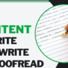 I will write rewrite edit a plagiarism free ai content article blog essay e book resume