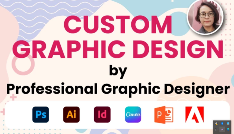 I will create custom graphic design