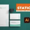 I will do a professional business card and full stationery design
