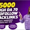 I will contextual white hat seo through high da authority backlinks for google ranking