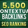 I will provide 5500 contextual 2 tier backlinks for SEO ranking
