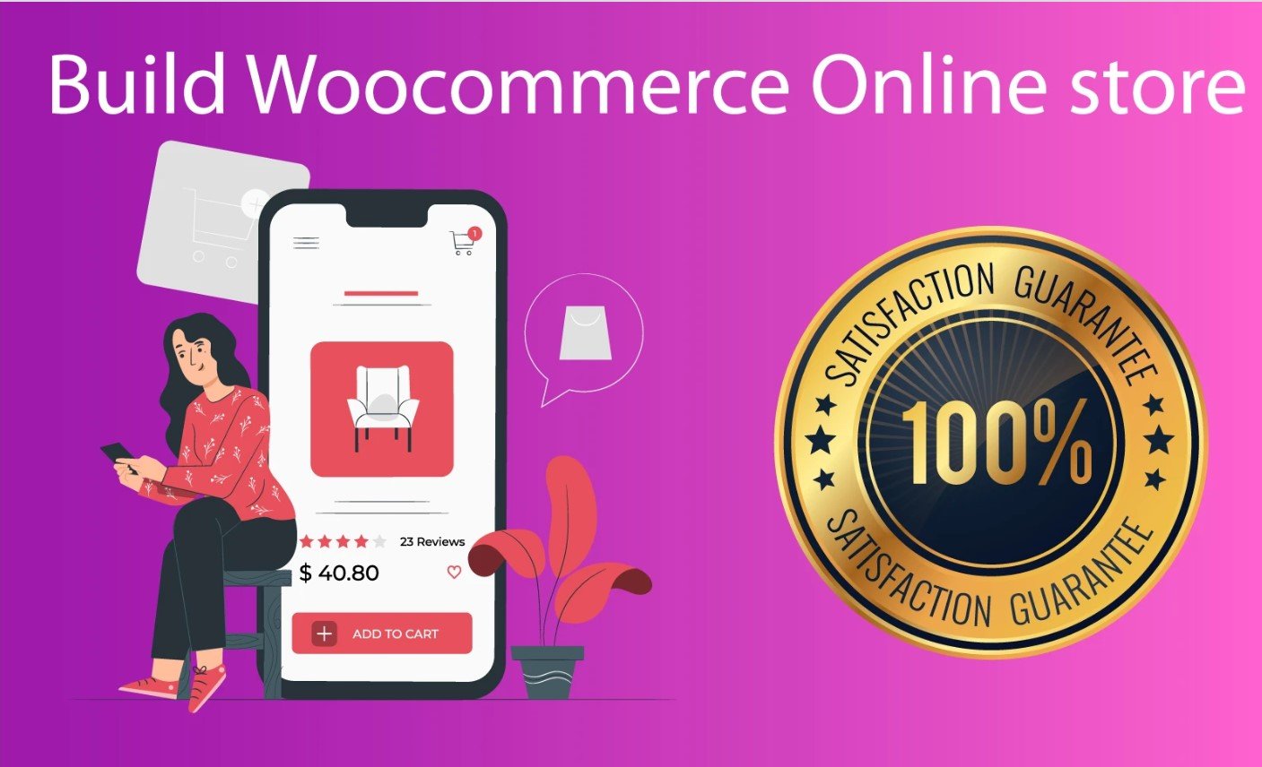 I will develop ecommerce website by woocommerce