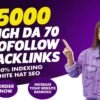 I will contextual white hat seo through high da authority backlinks for google ranking