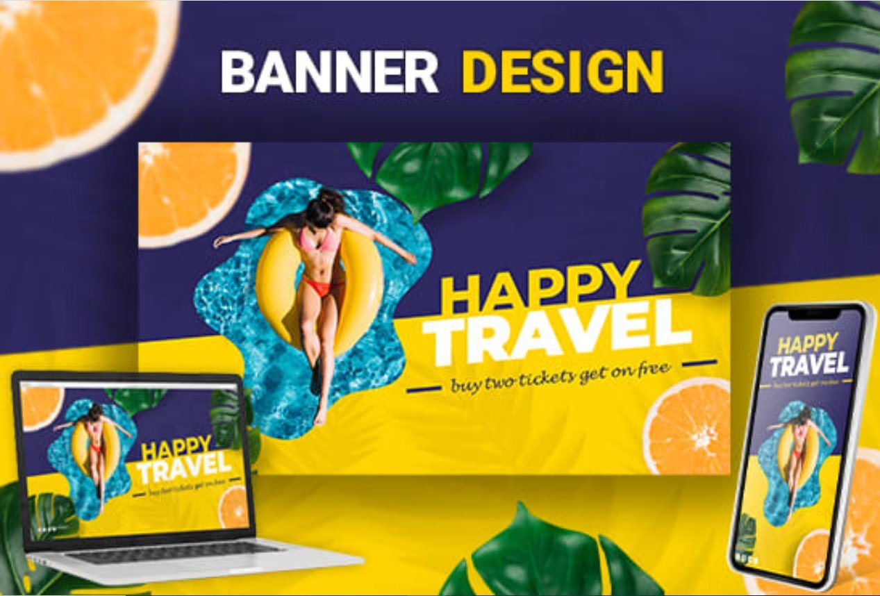 I will design web banner, ads, cover, post in 4 hours