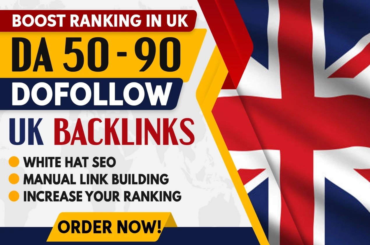 I will build 100 high authority UK dofollow seo backlinks service, link building