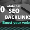 I will do manual high domain authority white hat SEO backlinks link building