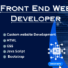 I will be your professional and creative front end web developer