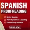 I will proofread and edit your Spanish texts right now