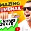 I will design an amazing quality YouTube thumbnail