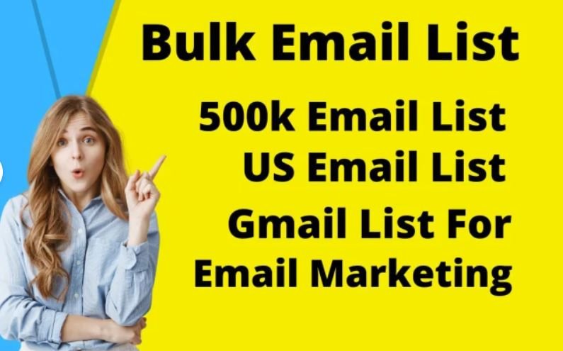 I will do 500k US bulk email list, valid email lists for email marketing