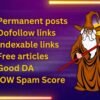 I will give 2 dofollow guest posts on da 50 to 90