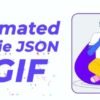 I will create web icon lottie animation in json, gif, and svg