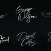 I will design a handwritten, signature, handwriting, scripted logo