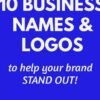 I will generate 50 unique business names, slogans and logo