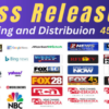 I will offer press release writing and press release distribution