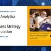 I will do business data analytics and create business strategy