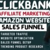 I will build clickbank affiliate marketing sales funnel link promotion amazon website