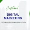 I will provide digital marketing advice and strategy