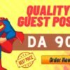 I will write and publish 7 guest posts on 90 da websites