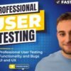 I will provide quality user testing and review your website