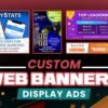 I will design website banner ad or display ad for optimal traffic