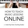 I will teach piano and music theory lessons