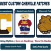 I will provide a premium SVG bundle of Chenille Leather Patches for your projects