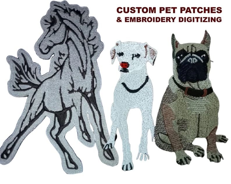 I will Create Personalized Pet Patches with Your Pet’s Image  SVG Bundle Included