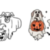 I will create a Spook tacular Dog Halloween SVG Bundle for You