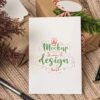 I will create Christmas Greeting Card Mockup