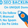 I’ll create 100 SEO backlinks on unique domains through manual, white hat off-page SEO techniques.