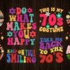 I will do 70s retro hippie wavy typography font stripe logo or t shirt