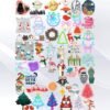 I will create 300+ Chirstmas Stickers Bundle  and Printable Sticker