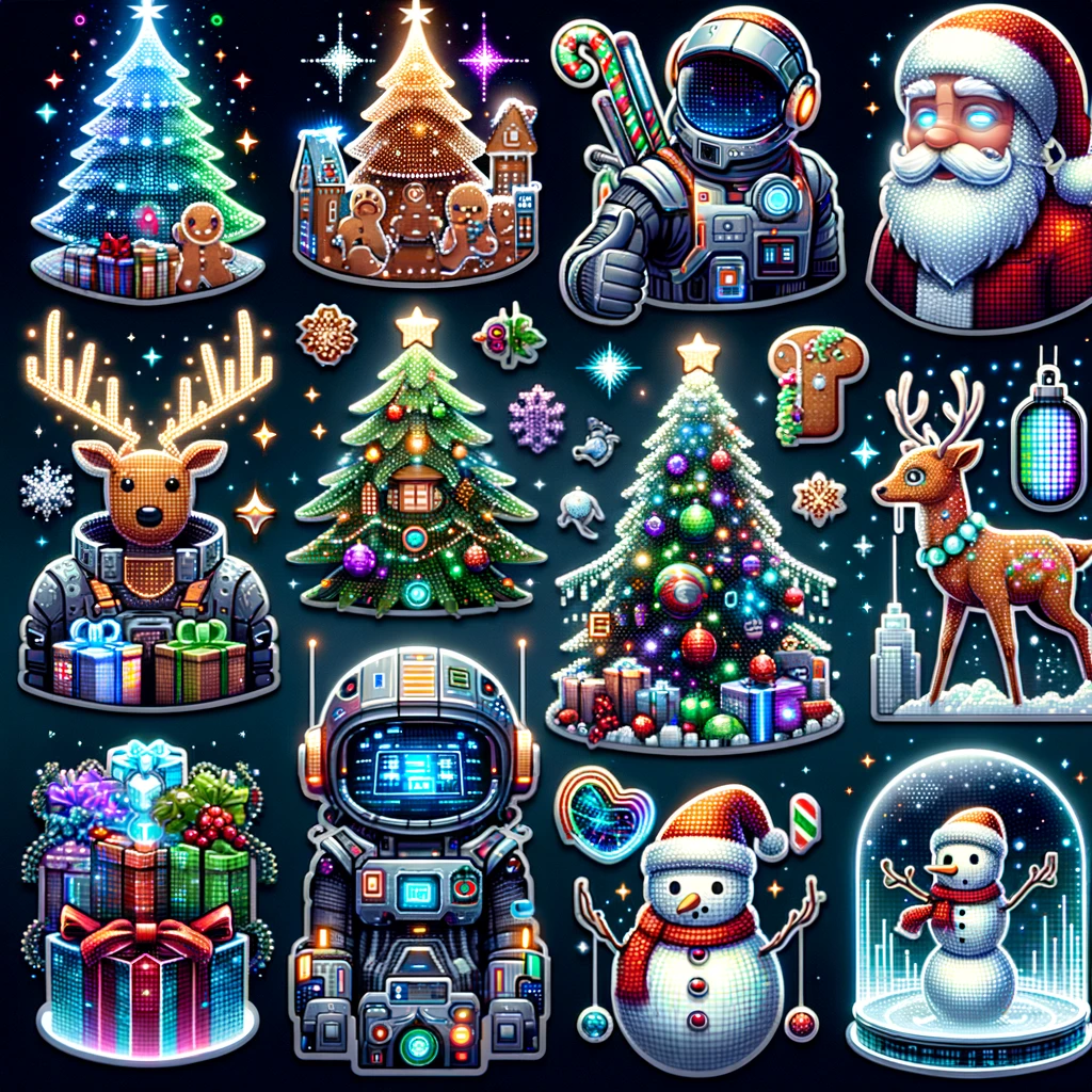 Christmas Digital Stickers