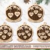 Custom Christmas Family Ornament SVG Bundle   Instant Download!
