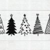 Premium Christmas Tree SVG Bundle   Perfect for Cricut  Silhouette  and More