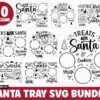 Festive Santa Tray SVG Bundle for Cricut and More