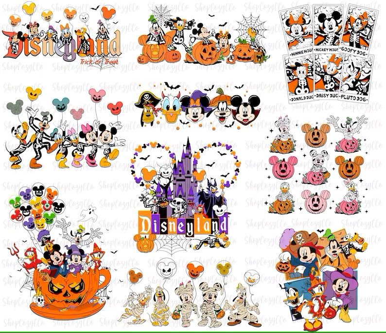 Halloween Mickey and Friends SVG Bundle