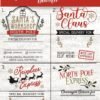Santa Sacks SVG Design Bundle – Festive Reindeer Express Collection
