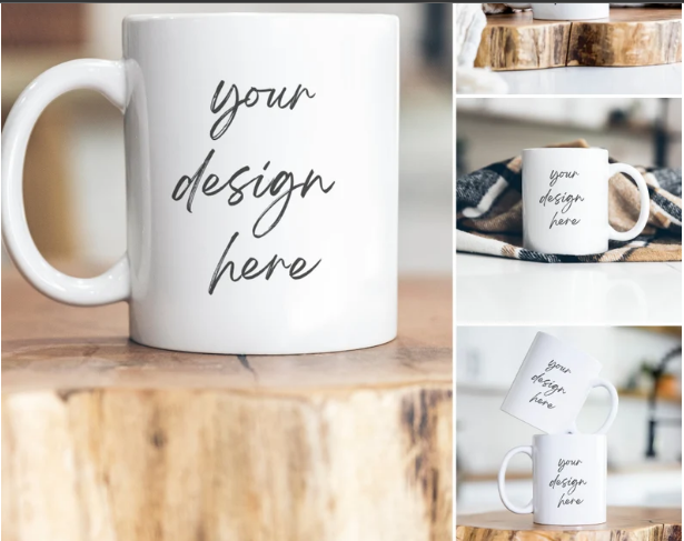 I will create Diverse 11oz Mug Mockup Bundle for Coffee Cup Designs