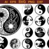I will provide a premium Yin and Yang Clip Art SVG Bundle for your projects