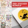 I will provide 750+ Stickers Bundle and Printable Stickers Set