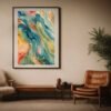 I will create Chromatic Whispers by Bugra Kaan Ersoy  Colorful  Watercolor Abstract Downloadable Art