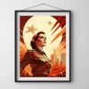 I will create Revolutionary Women Propaganda Poster  Instant Digital Download