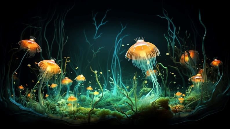 I will create 100+ Midjourney Underwater World Art Prompts   Instant Download  Explore the Deep