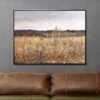 I will create Printable Wildflower Field Landscape Oil Painting