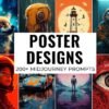 I will create 200+ Poster Designs Midjourney Prompts  AI Art  Digital Art  AI Generate  Art Print